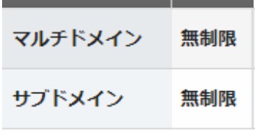 マルチドメイン、サブドメイン
